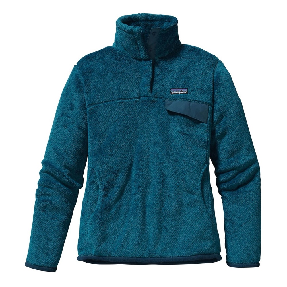 Patagonia Re-Tool Snap-T Fleece Pullover Teal Sweatshirt medium